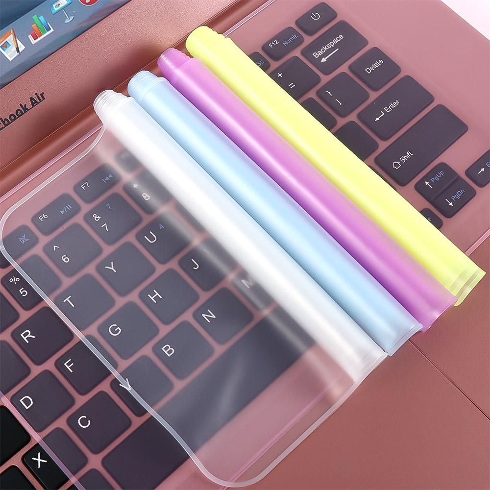 Silikon Universal- 12-17 Zoll Laptop Tastatur abdeckung Schutz wasserdicht staub dicht Notizbuch Computer Tastatur Schutz folie