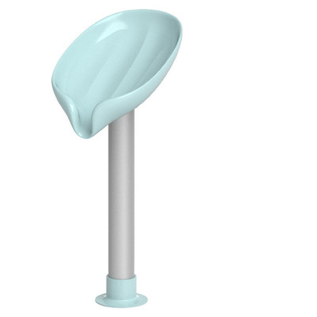 Kształt liścia mydelniczka samo opróżniania mydelniczka, dekoracyjne drenaż mydelniczka mydelniczka, bar mydelniczka robić łazienki kuchnia: Green2-długo