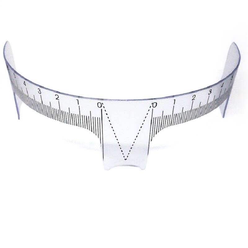 1PC Riutilizzabile semi Sopracciglio Guida Righello Microblading Calibro stampino Trucco Permanente Sopracciglio Righello occhio fronte Strumento di Misura