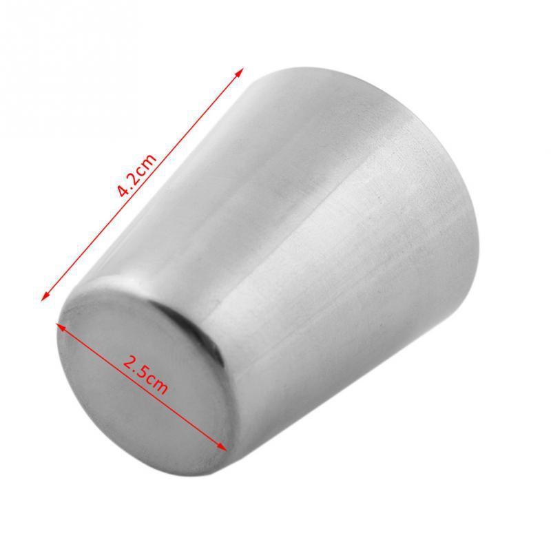 4/6Pcs/Set Travel Outdoor Practical Stainless Steel Cups Shots Set Glasses For Whisky Wine 30ml Portable Set With Case Ideal