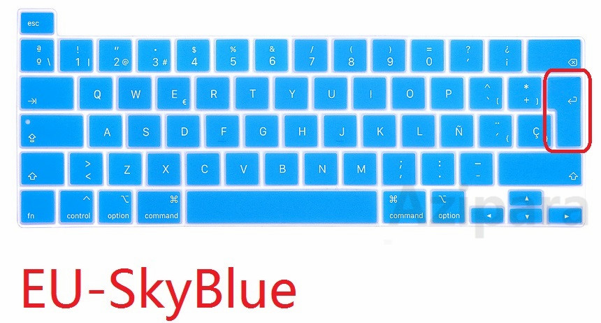 Soft Skin for Macbook Pro 13 M1 Chip A2338 Spanish EU US Keyboard Cover Silicon for Macbook Pro Spanish Keyboard Film: GRAY