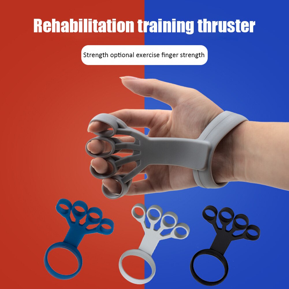 Siliconen Hand Gripper Vinger Strengthener Vinger Grip Pols Flexibele Trainer Vinger Oefening Brancard Fitnessapparatuur