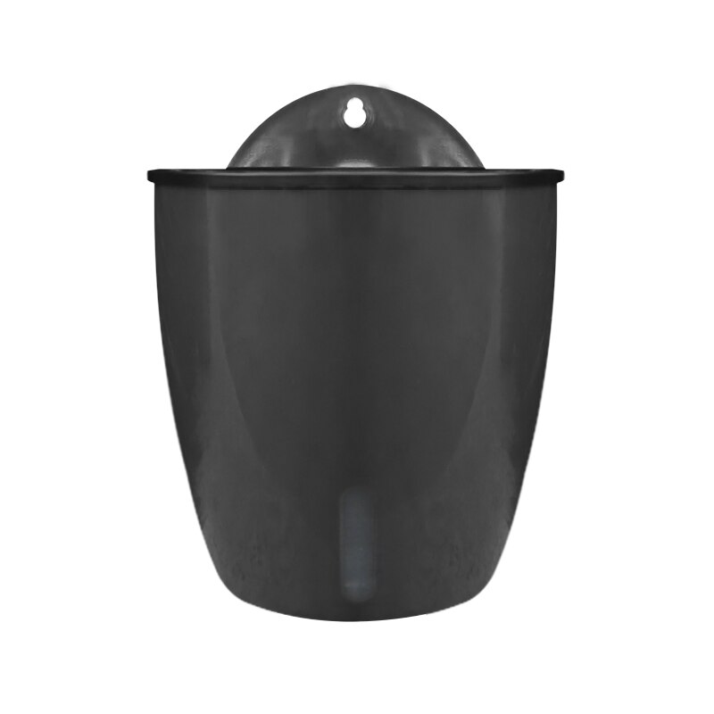 Lui Water Pot Muur Succulent Groene Plant Muur Opknoping Plastic Verdikte Muur Ingemaakte Hydrocultuur Pot: Donkergrijs / Groot