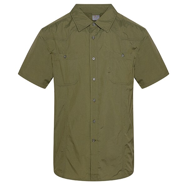 ROYALWAY Multipurpose Outdoor Mannen Wandelen Korte Mouwen Vissen Shirt Quick Dry Verwijderbare Ademend Shirt RFQM2042: M