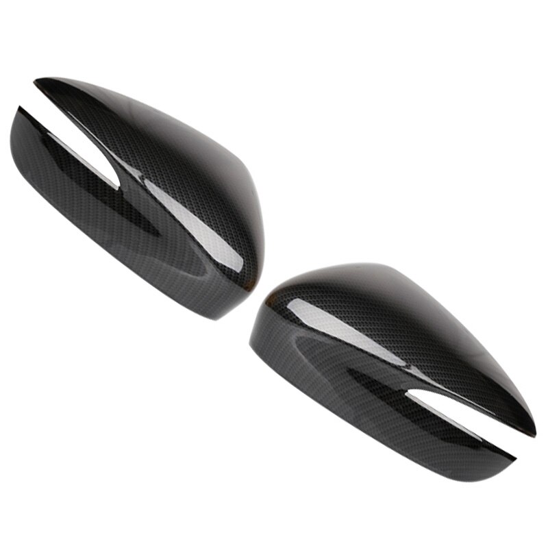 Pour Mazda CX3 CX-3 en fibre de carbone rétroviseur revêtement d'habillage voiture style accessoires 2 pièces