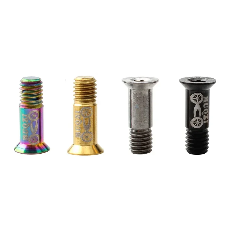 2PCS Bike M5 Titanium Screws Rear Derailleur Jockey Wheel Screws Pulley Guide Wheel Fixed Bolts MTB Road Accessories Parts