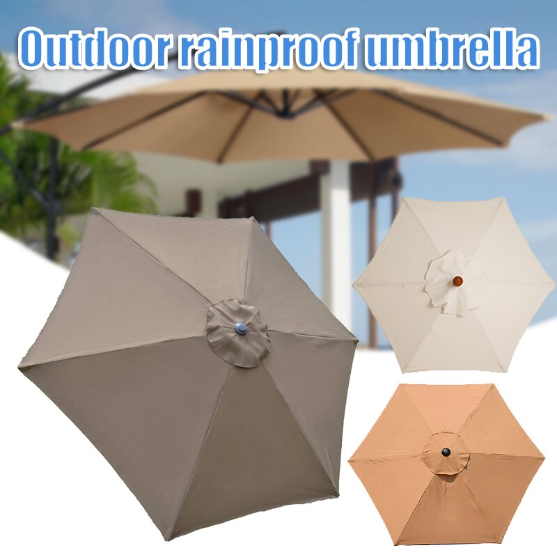 Outdoor Paraplu Vervanging Waterdicht Uv Beschermende Paraplu Doek Geschikt Voor Zwemmen Stranden Tuin Binnenplaats Patio