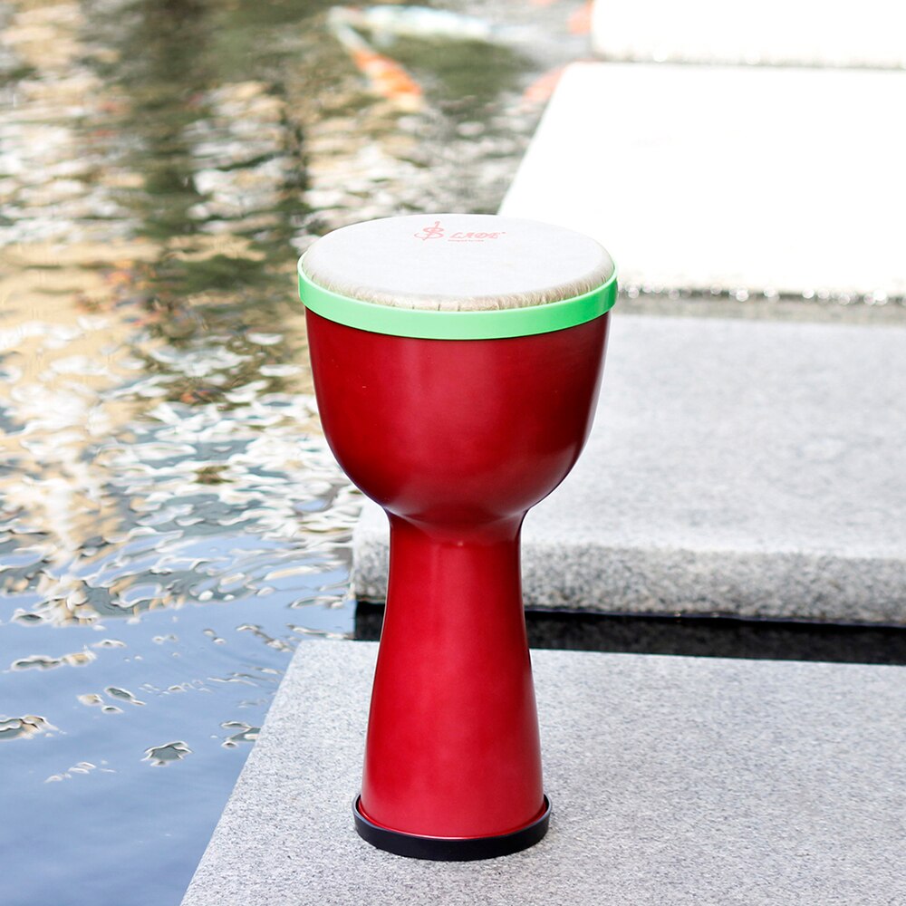 8 Inch African Drum Percussion Instrument Djembe Bongo Hand Drum Traditional Musical Instrument ABS Barrel Art