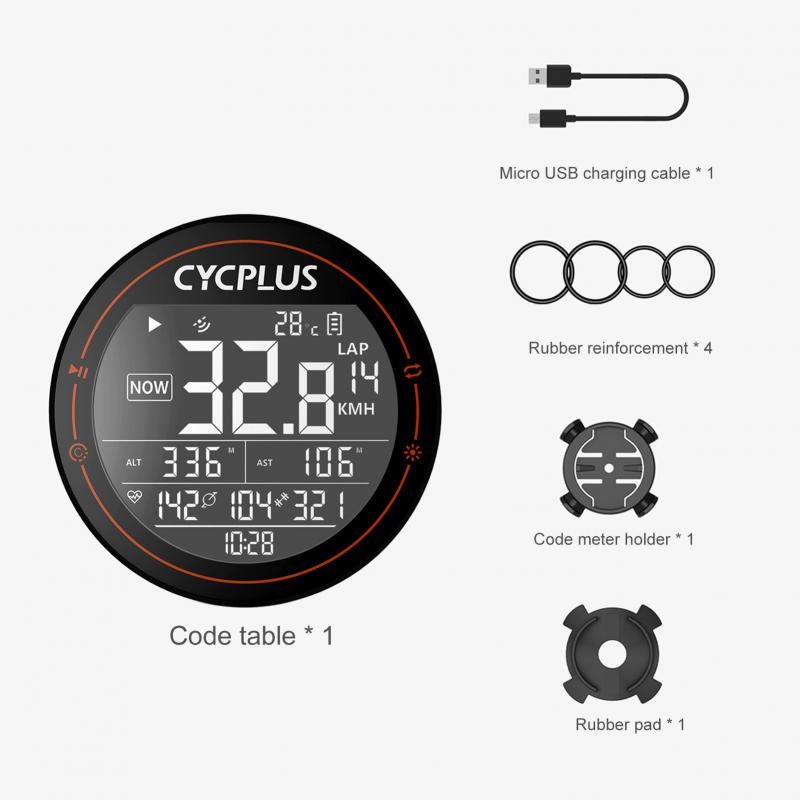 CYCPLUS M2 Gps Fahrradcomputer Fahrrad Computer Tacho Ameise + Bluetooth Energie Meter Drahtlose Radfahren Navigator Fahrrad Zubehör: CYCPLUS M2