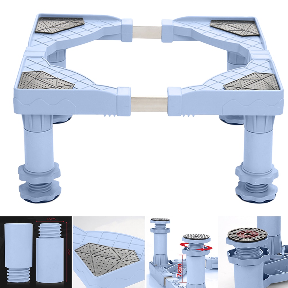 Trockner Waschmaschine Basis einstellen Kühlschrank Halterung Einstellbare Anti-Unterhose Zubehör Edelstahl Montieren Beweglichen Mit Rad
