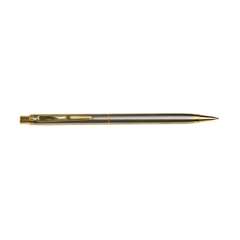 0.5MM Lead Core Student Special Automatic Pencil 1PCS Stainless Steel Rod Rotating Metal Press Metal Pencil Advertising Pen