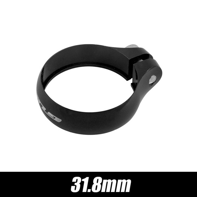 Zadelpenklem 31,8 mm Aluminium Opengewerkt Zwart Union/Marwi - Fiet