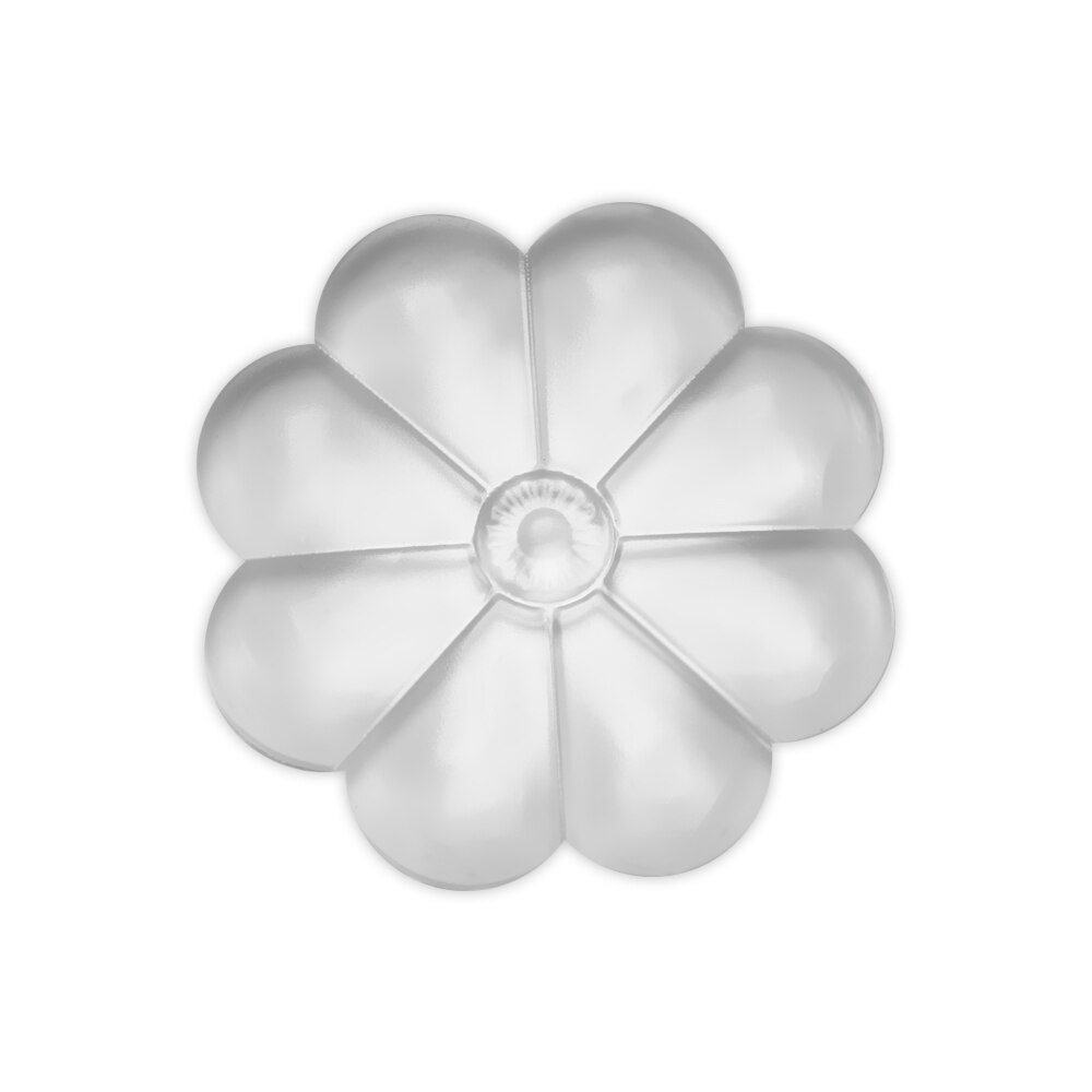 Safety Shock Absorber Door Handle Bumpers Mute Door Stoppers Wall Protection Security PU Waterable Transparent Wall Protectors: eight petal flower