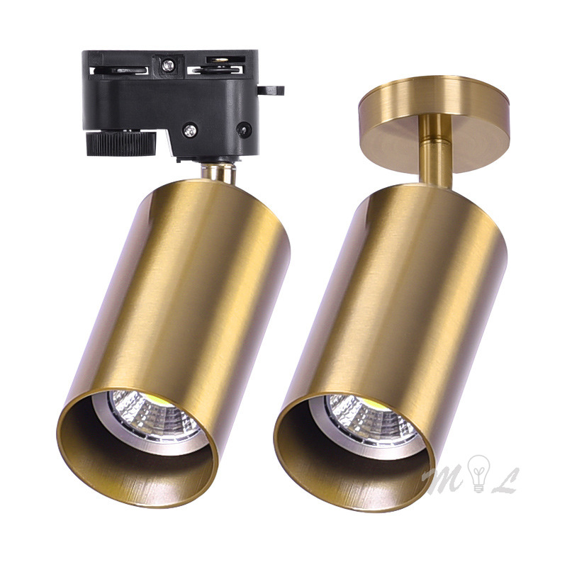 Führte Spur Licht GU10 5W Aluminium Decke Schiene Moderne Verfolgung Licht Fedex Kleidung Einkaufen Strahler für Haus Foyer Küche lampen