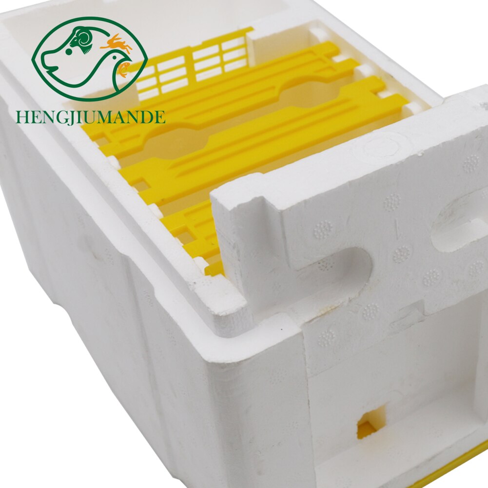 Foam Beehive Bee Hive Auto Honey Beehive Frames Beekeeping Kit Bee Hive King Pollination Box for Garden Pollination Bee Tools