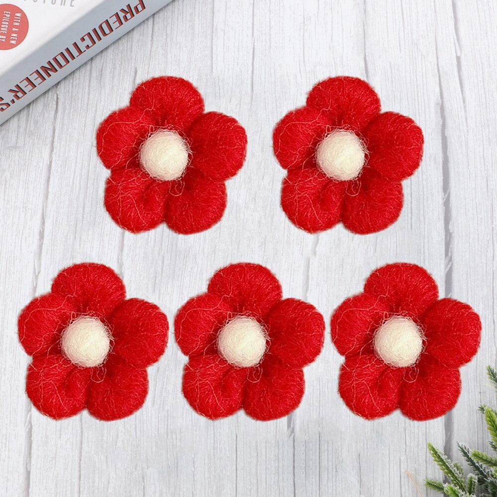 Adorables broches en feutre en forme de fleur pour enfants, 5 pièces, vêtements de Corsage
