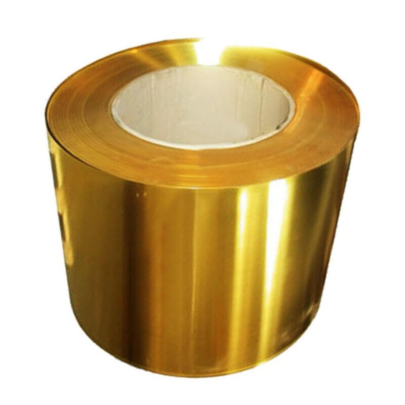 1PCS brass/brass leather/brass foil/brass tape with thickness 0.02mm, width 100mm, length 1000mm