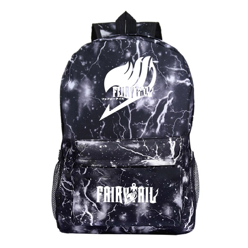 Fairy Tail Backpack Men Women Boys Girls School Mochila Beautiful Back to College Rucksack: 7