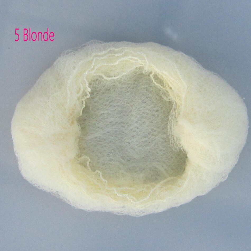 100 stk top nylon net star dance recital buns / hair extension vævning kasket brune hårnet direkte salg