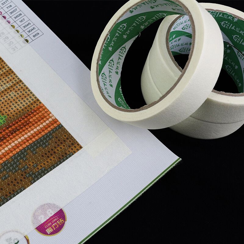 Diamantmaling anti-snavs tape klæbende kanter klistermærke diy værktøj diamant broderi tilbehør diatom mudder kunst skitse tape