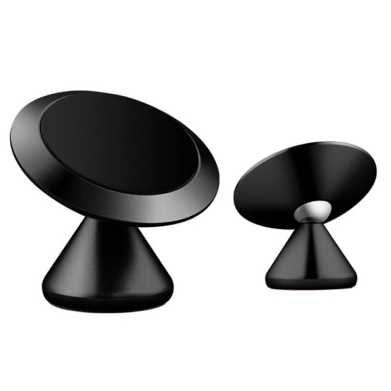 Universal Magnetic Car Phone Holder Mobile Cell Air Vent Mount Magnet GPS Stand for iPhone 11 Pro Xs Max X Xiaomi Huawei: Black