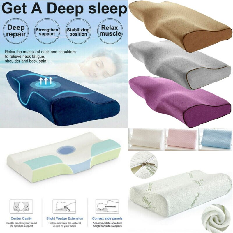 Memory Foam Pillow Contour Memory Foam Pillow Neck Back Support Orthopaedic Firm Head My Pillows Room Pillow
