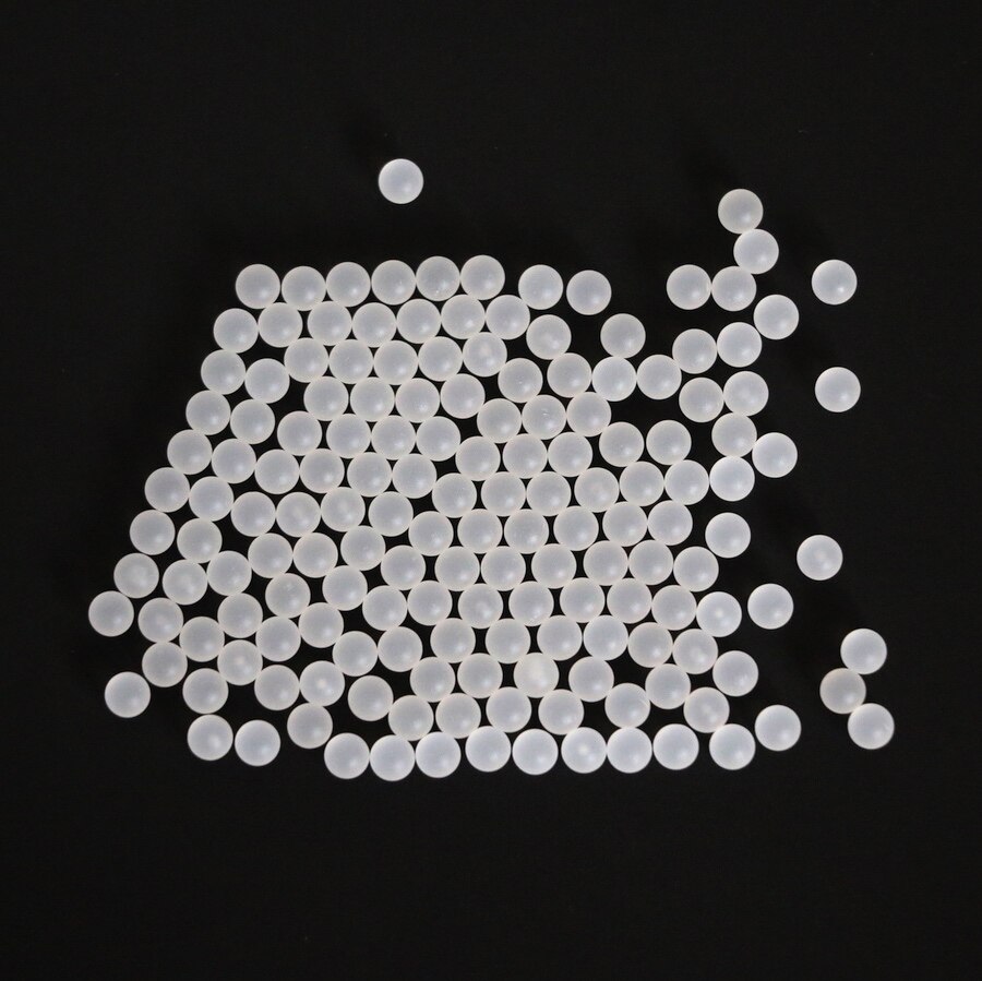 Bolas de esfera plástico sólido de polipropileno (PP) para válvulas de bola y rodamientos, 4,5mm, 5000 Uds.