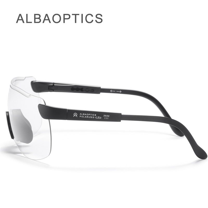 Alba optics fietszonnebril met fotochromatische accenten, heren  uv400 sportbrillen, fietsbrillen, dames mountainbikebrillen