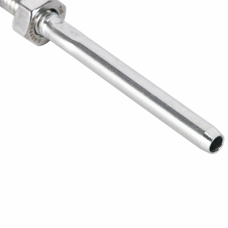Stainless Steel T316 Swage Threaded Tensioner End Fittings 1/8 inch Cable Railing
