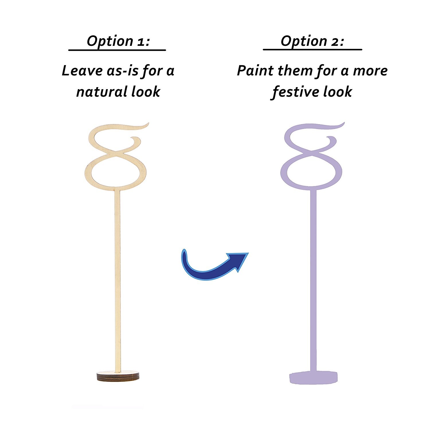 ALIM Wedding Table Number Table Cards Wedding Decoration Event Party Supplies Home Decoration