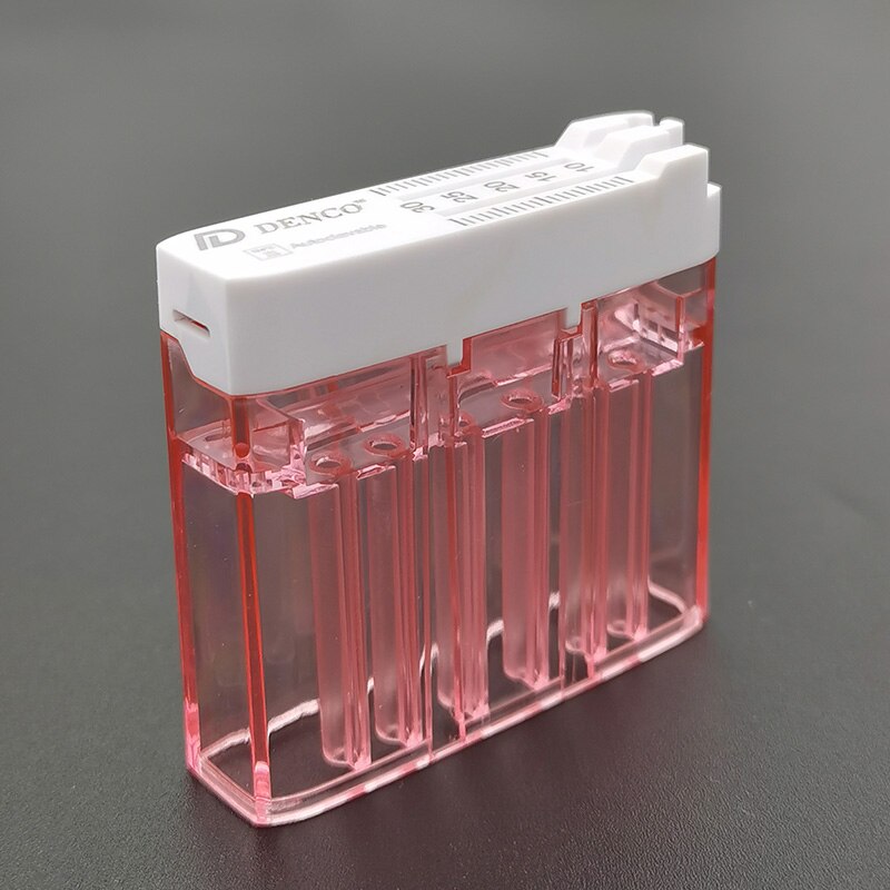 5pcs Dental Endo Files Sterilization Box Multi Function Endo Disinfection Box Autoclavable Measurement Dental Files Organizer