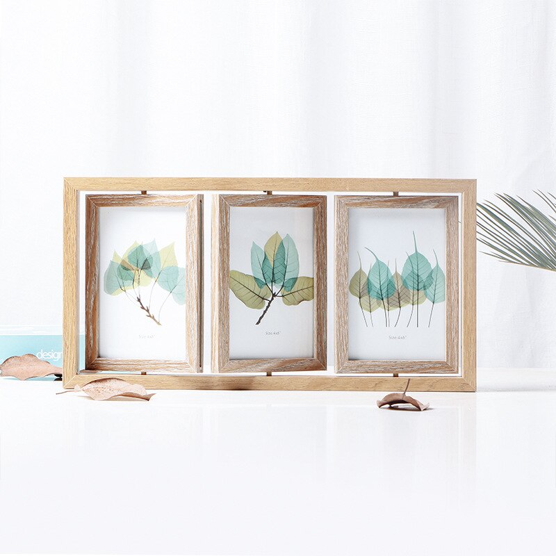 Nordic Wooden Frame Photo Frames For Pictures Desktop Art Picture Frames Photo Frames Rotation Frames Home Decor