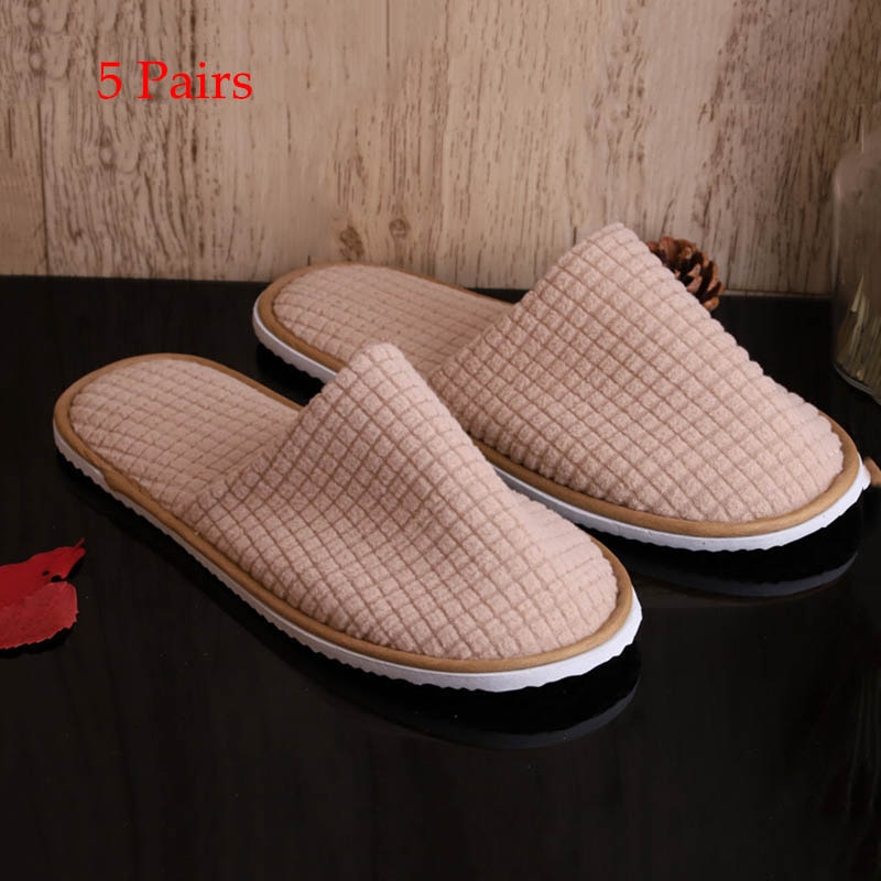 5 Paar Kids Adult Sterren Hotel Reizen Spa Mannen Wegwerp Slippers Thuis Ontvangen Gast Slippers Schoenen Wegwerp Hotel Slippers
