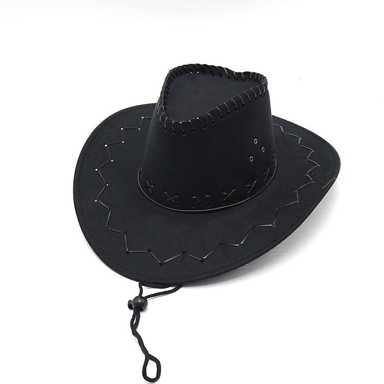 Męnarty kapelusz kowbojski wakacje wędkarskie letni odkryty preria kapelusz przeciwsłoneczny męnarty parasol słomkowy kapelusz: czarny