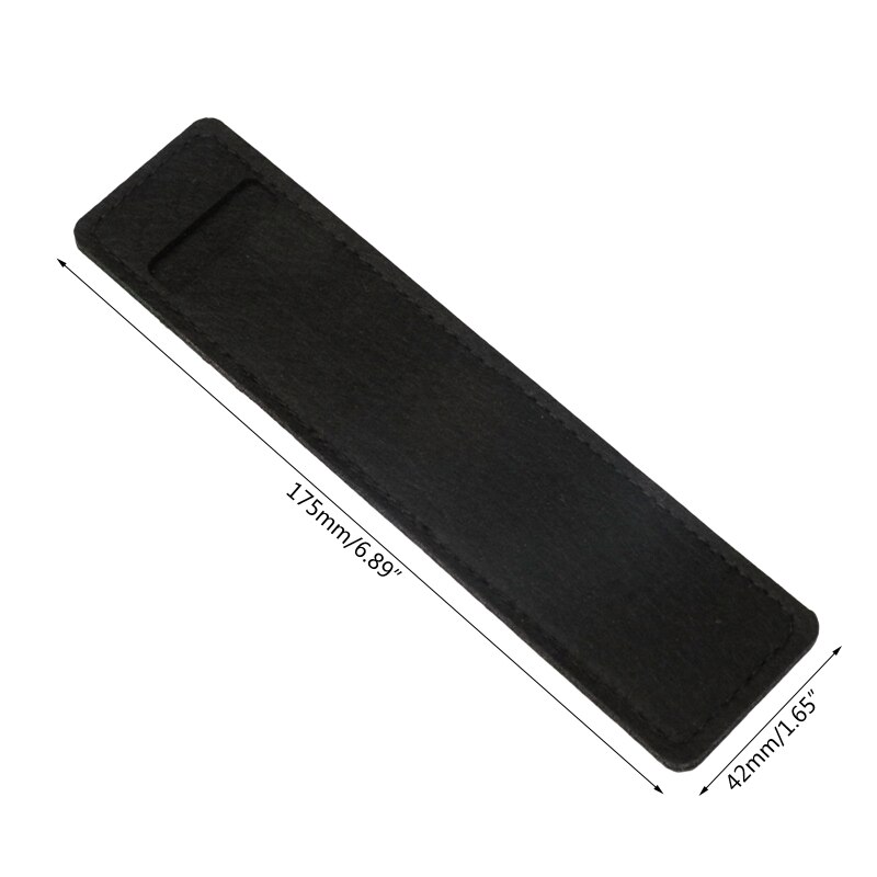 Felt Pen Case Holder Solid Color Fountain Pens Pouch Protective Sleeve Cover for Roller Ballpoint Gel Pen Pencil