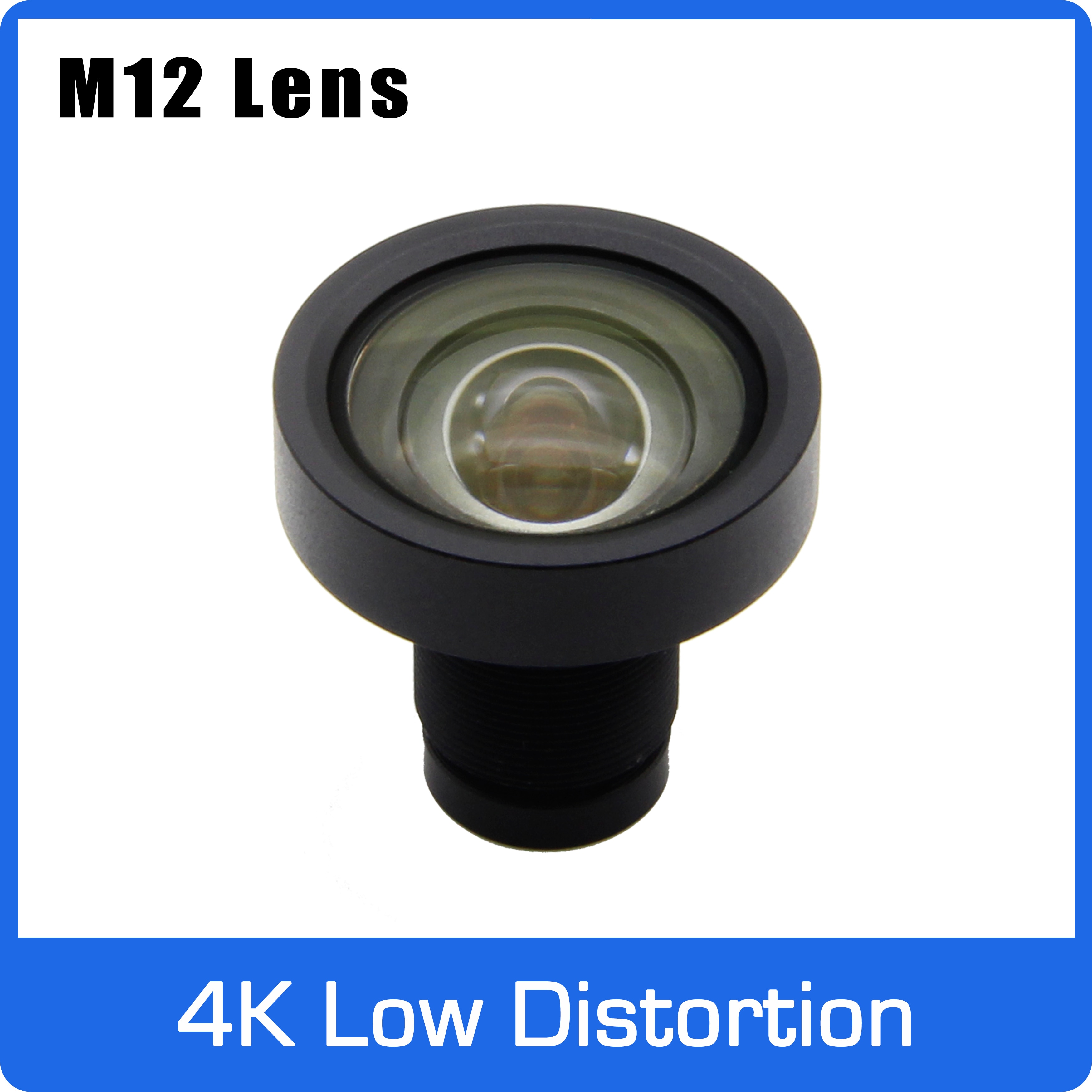 8Megapixel Fixed 1/1.8 Inch 4.5 Mm Lage Vervorming F2.0 Lens Voor Sony IMX178/226/334 Ov OS08A10 8MP Ip Cctv Camera