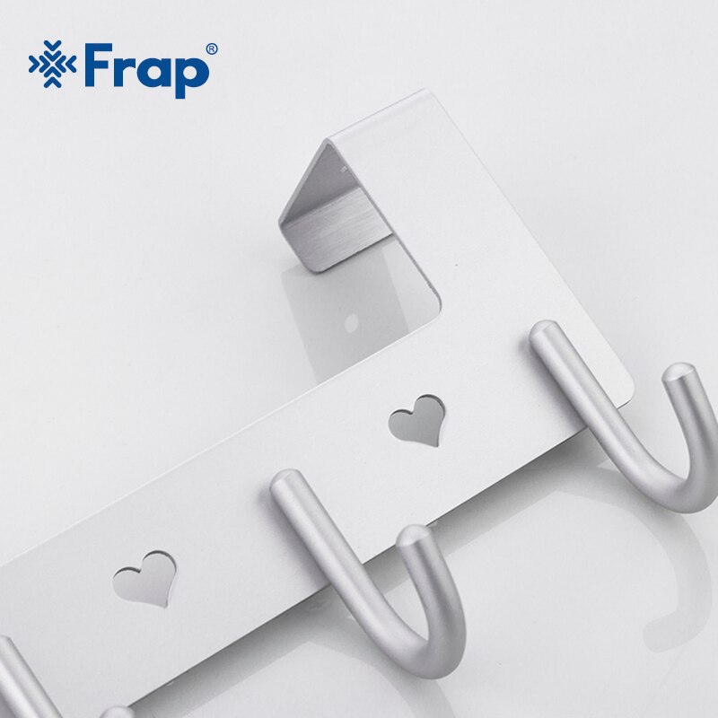 Frap Aankomst Haak Up Silve Kleding Haak Ruimte Aluminium Handdoek Deur Haak Slaapkamer Rugzak Slaapkamer Hardware Accessoires Y38026