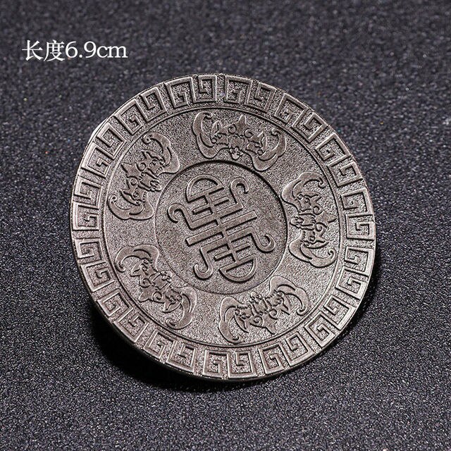 1Pc japonia metalowa podstawka ze stopu uchwyt na kubek spodek herbaty Potholder zestaw do herbaty Kung Fu ekologiczne ceremonia akcesoria Coaster 6.9Cm: M