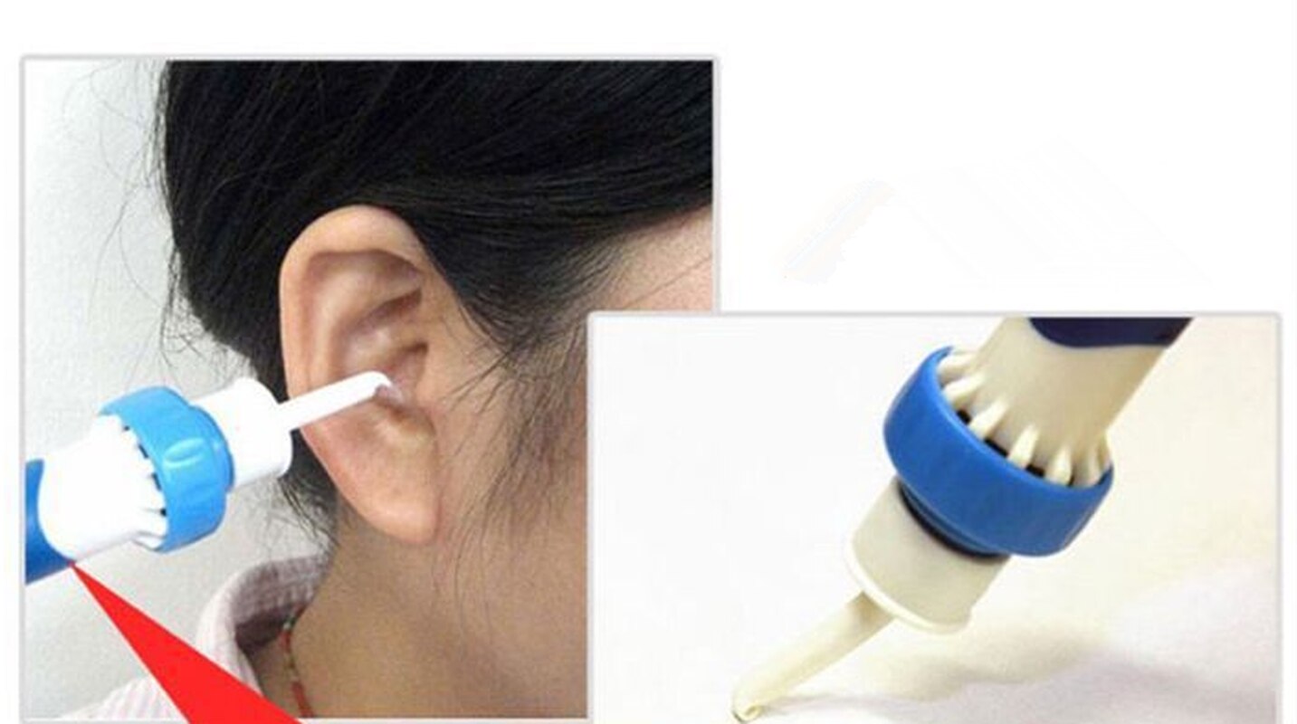 Blue Comfortable Ear Wax Cleaner Electric Cordless Vacuum Ear Cleaner For Ear Safe Remover Cleaning Tool