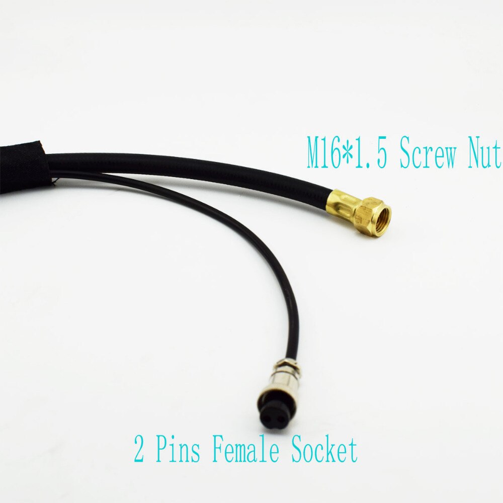 WP-17FV 150Amps Flexible Gas Valve Control TIG Torch 4M Power Cable Hose Fit Various TIG Welders