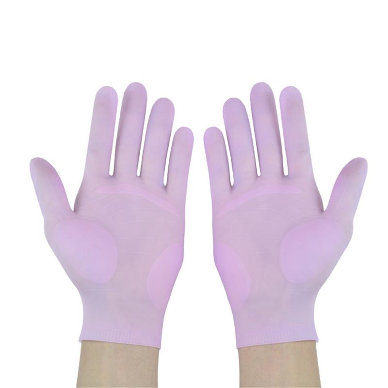 Guantes de nitrilo resistentes a altas temperaturas, resistentes al agua y al aceite, de silicona, reutilizables, 2 uds.: Rosa