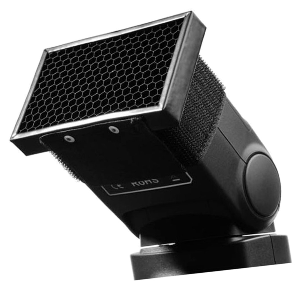 Universele Honingraat Voor Externe Camera Knippert Speedlite Zwart