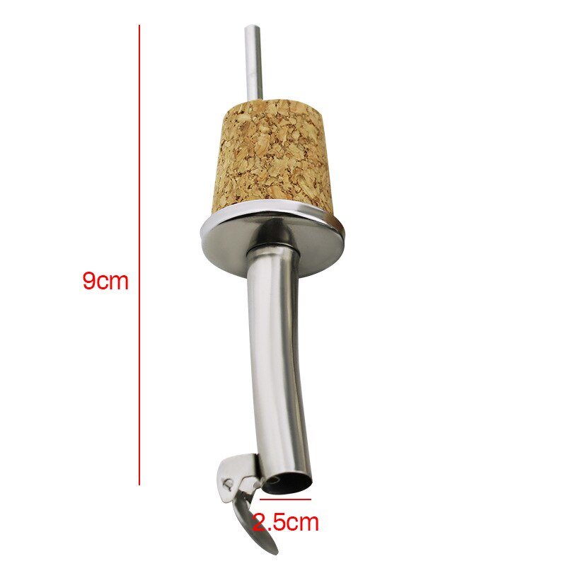 Stainless Steel Wine Pourer Dispenser Bottle Caps Liquor Spirit Free Flow Spout Stopper Kitchen Bar Tool Family Bar Preservation
