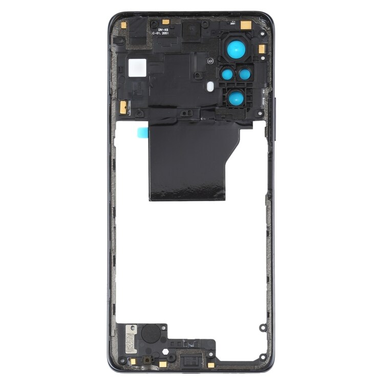 Original Middle Frame For Xiaomi Redmi Note 10 Pro With Camera Glass Lens Front Housing Middle Bezel Chassis Shell Parts