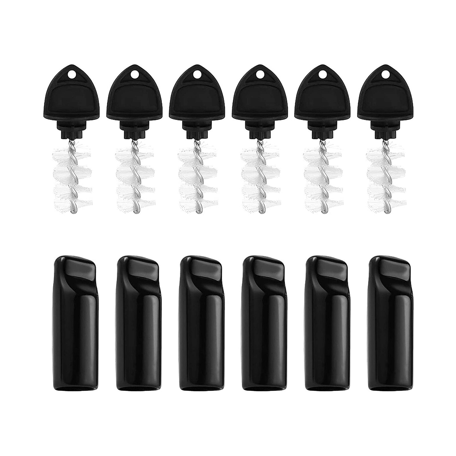 Outil de nettoyage de bouchon de robinet de bière, 1 jeu de bouchons de brosse et couvercle de robinet pour robinet de bière avec bouchons de brosse