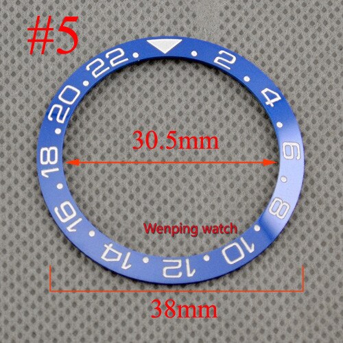 38mm titanium keramiske ringring tofarvet pasform automatiske 40mm bliger ure: Stil 5