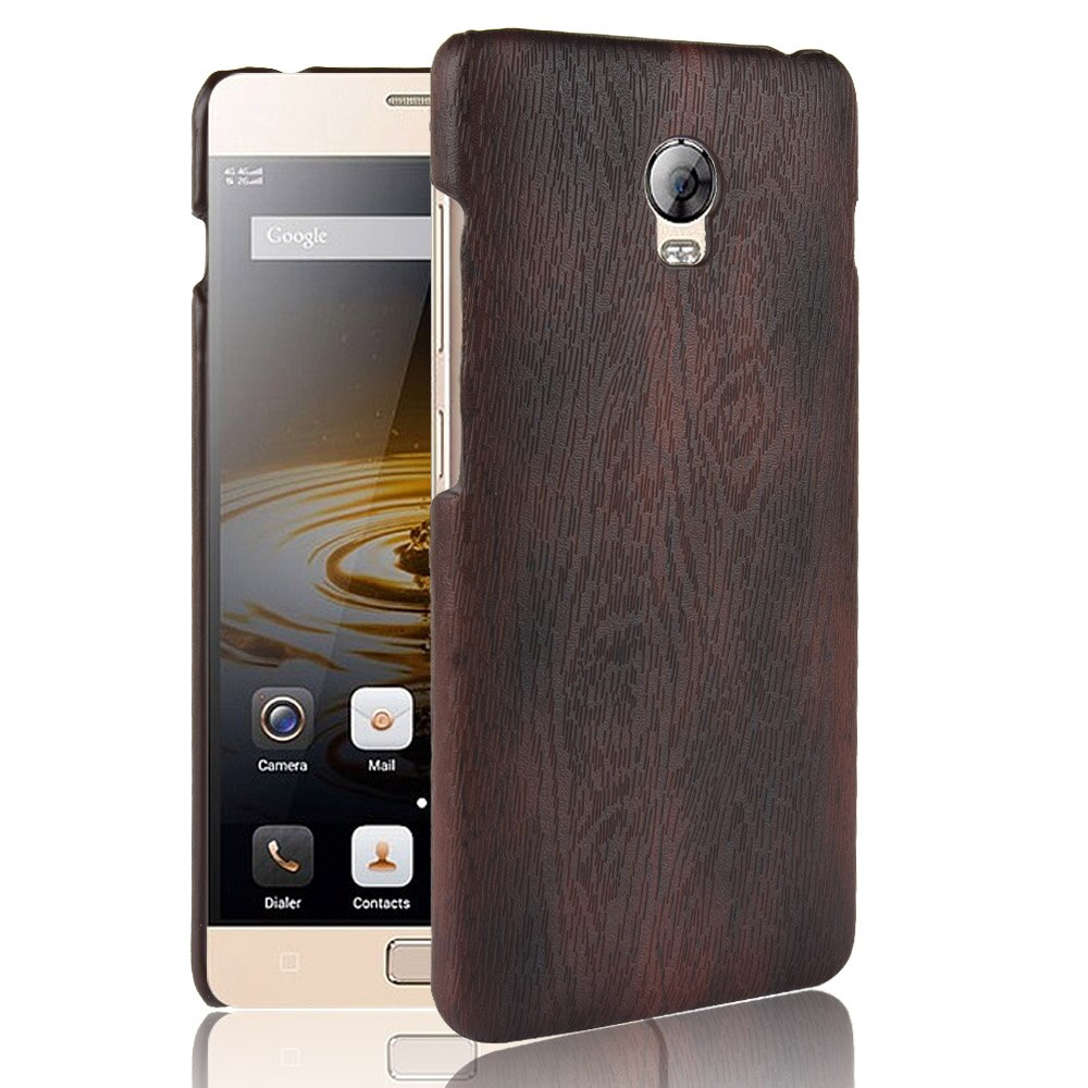 Subin voor lenovo vibe  p1 hoesje 5.5 inch pu hout lederen nerf mobiele holster voor lenovo vibe  p1 telefoonhoesje