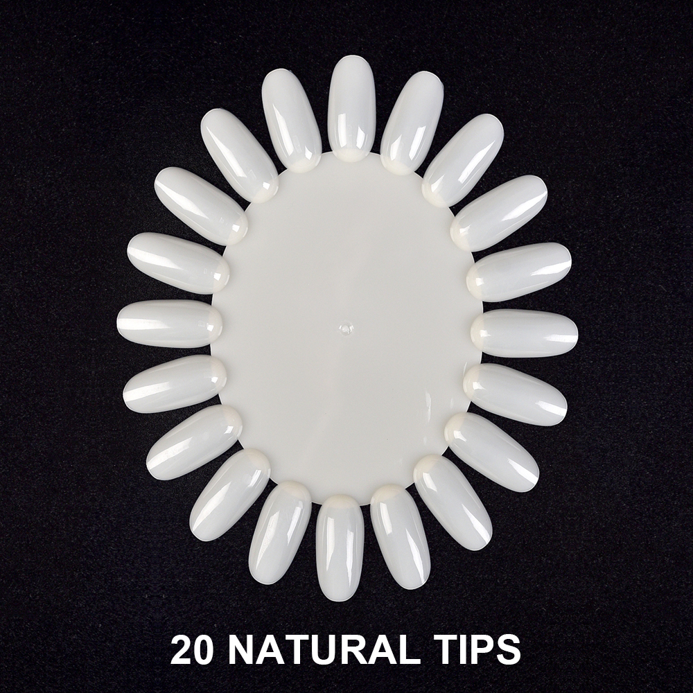 13 Types d'affichage de Nail Art, nuancier rond en forme d'éventail, vernis à ongles Gel acrylique naturel clair, outil d'affichage de formation à la pratique: vert clair