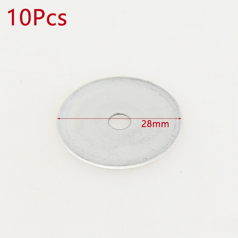 10 stk 45/28mm leathercraft roterende kutter lær skjæreverktøy stoffkutter sirkulært blad gjør det selv patchwork sy quilting skjæring
