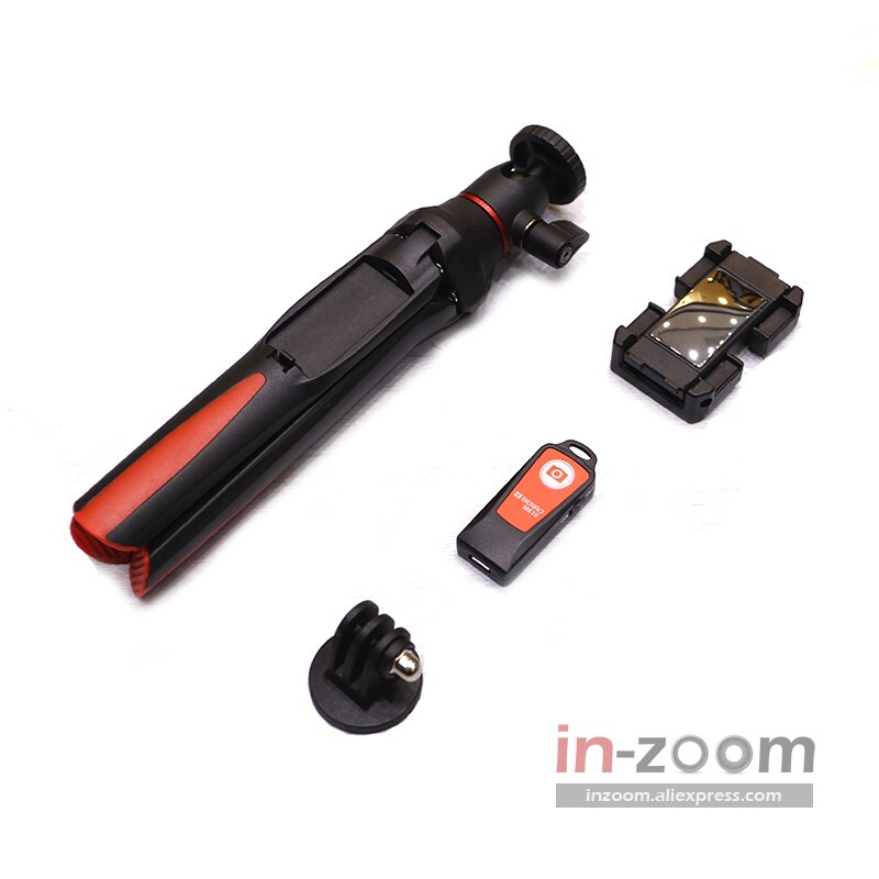 Benro  mk10 kannettava pöytätietokone 4 in 1 laajennettava selfiekeppi live -pidike bluetooth -kaukosäädin iphone gopro huiwei mi -puhelimelle